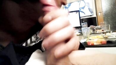 Spompinato da un amico