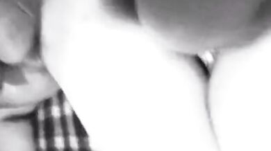 Maturo scopa con giovane asiatico