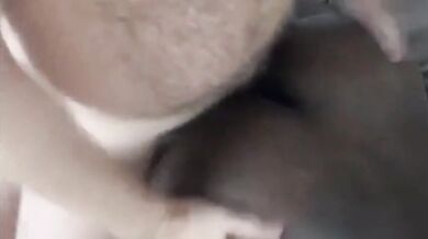 Bianco incula nero muscoloso