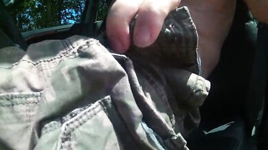 Sega in auto vicino alla strada...